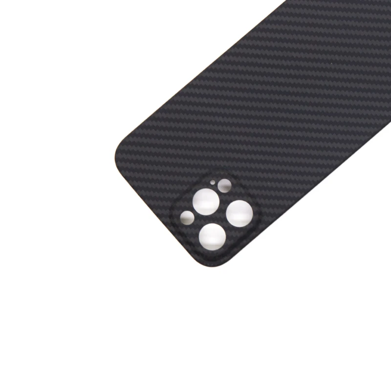 

iPhone 12 pro max carbon fiber phone case half wrap black light and thin men's carbon fiber texture 12promax phone case