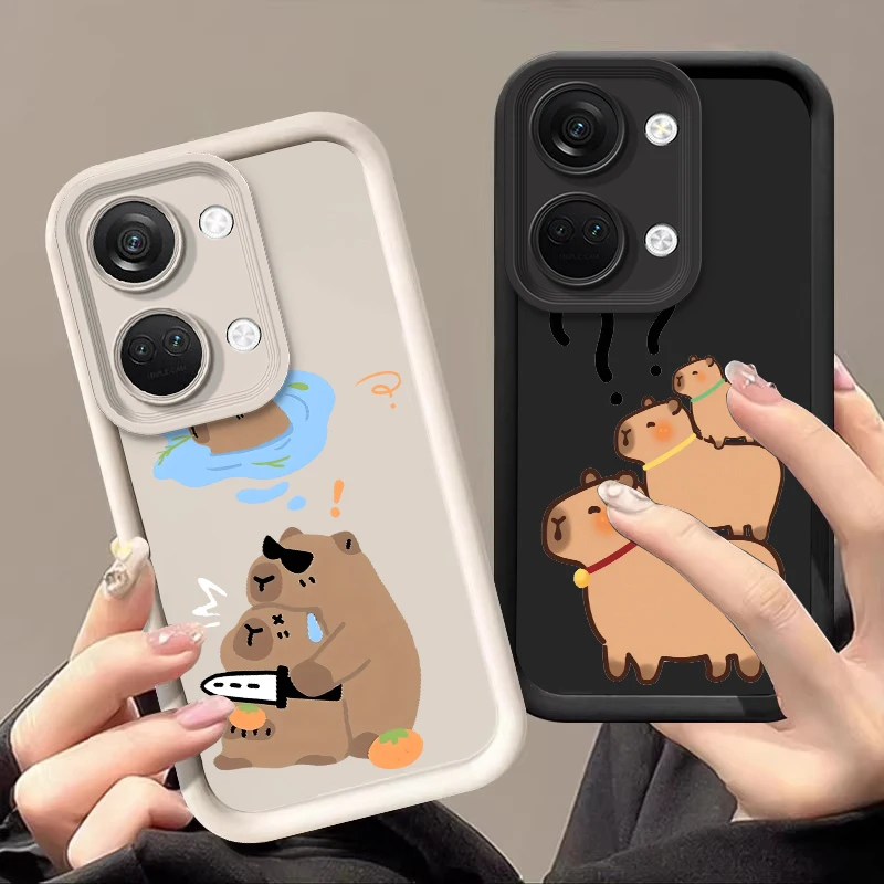 Милый коричневый плюшевый мишка для OnePlus Nord 2 3 4 N30 5G Onep lus 12 11 8T CE Lite 5 11R 10R