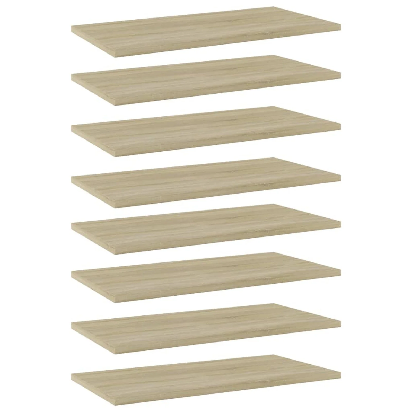 

Bookshelf Boards 8 pcs Sonoma Oak 23.6"x11.8"x0.6" Chipboard