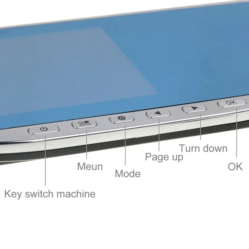 Видеорегистратор автомобильный HD 1080P экран 4 3 дюйма зеркало заднего вида