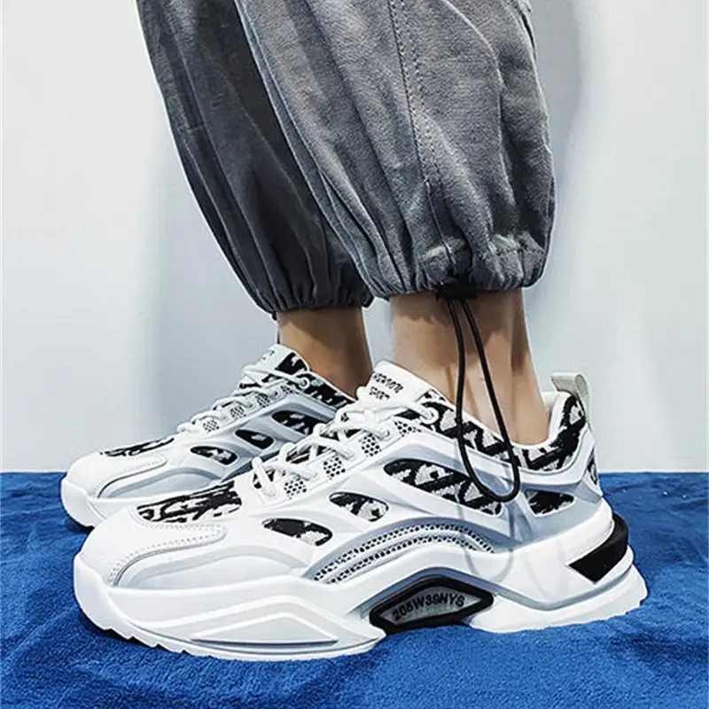 

massive High platform Sport Shoes Man 12 Spring Sneakers For Running Boy Children's Men's Summer Sports Shoes Man Sneakers Flat
