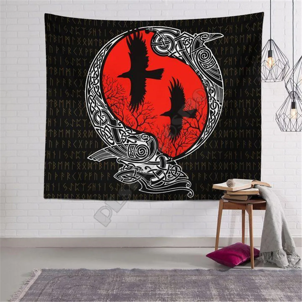 

Viking Legend Warrior Limited 3D Print Wall Tapestry Rectangular Home Decor Wall Hanging Home Decoration 03