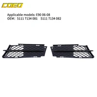 2pcs front fog light cover grill auto spare parts for bmw e90 2006 2008 51117134081 51117134082