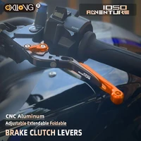 motorcycle cnc adjustable extendable foldable brake clutch levers adventure 1050 handbrake for adventure1050 2015 2016
