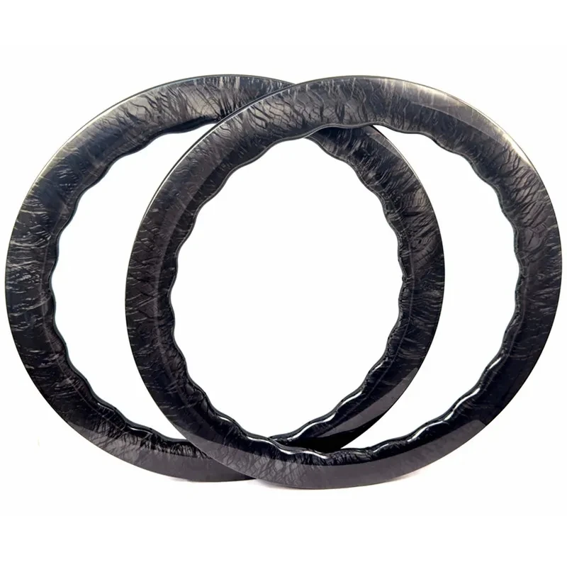 Фото Карбоновые колеса 700C Wave Wheels, глубина обода 35/40/45/50/55/65 мм, для шоссейных велосипедов, ширина обода 28/31 мм, для гравийных дорог, под дисковый тормоз №1