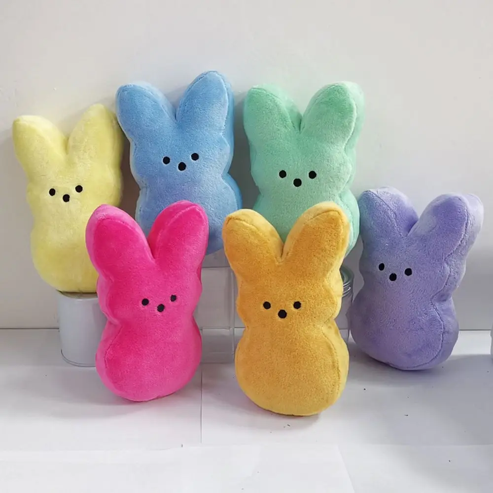 

15CM Cute Plush Animal Star Carrot Peep Bunny Doll Kawaii Room Desktop Sofa Decor Rabbit Comfort Stuffed Toy Kids Easter Gifts