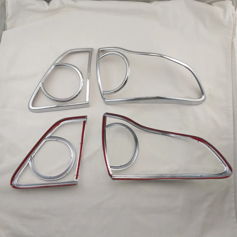 Задняя задняя фонарь рамка Стайлинг ABS Хромированная Крышка отделка для Toyota Corolla