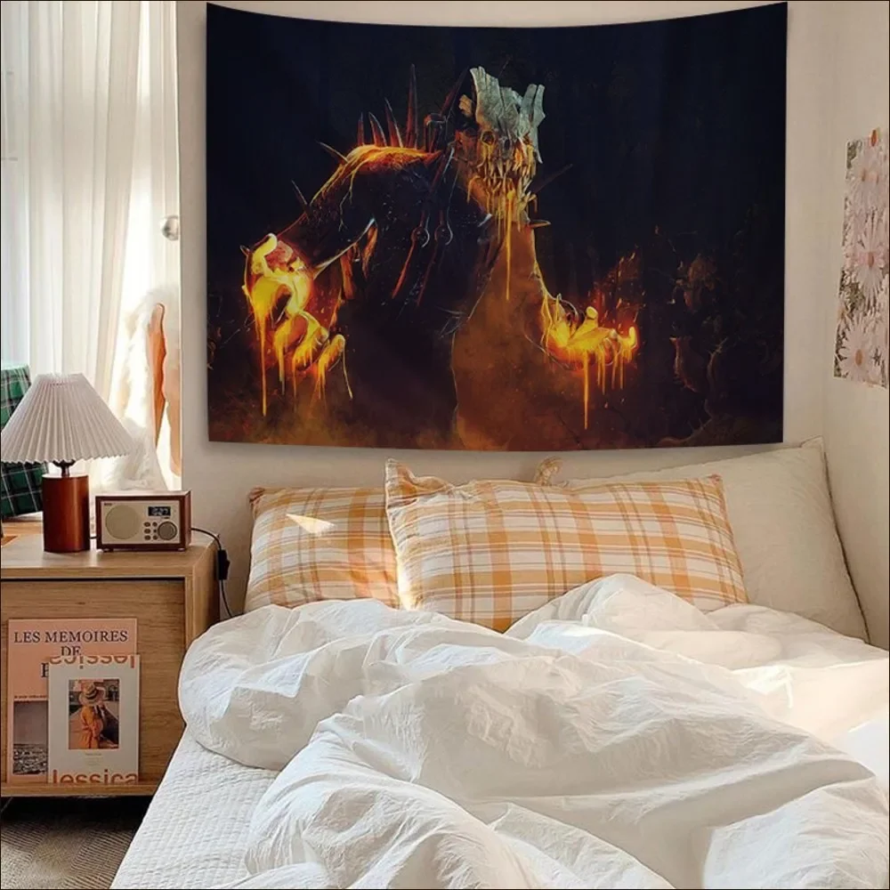 D-Dead-By Day-lightes гобелен Художественная печать индийский Будда настенное украшение