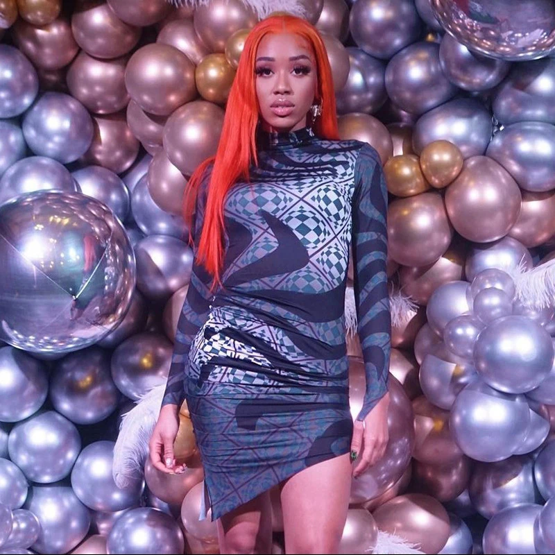 

Пляжная одежда, женское летнее платье для походов, новинка 2022, Облегающий комбинезон из спандекса с длинным рукавом и разрезом для ночного клуба