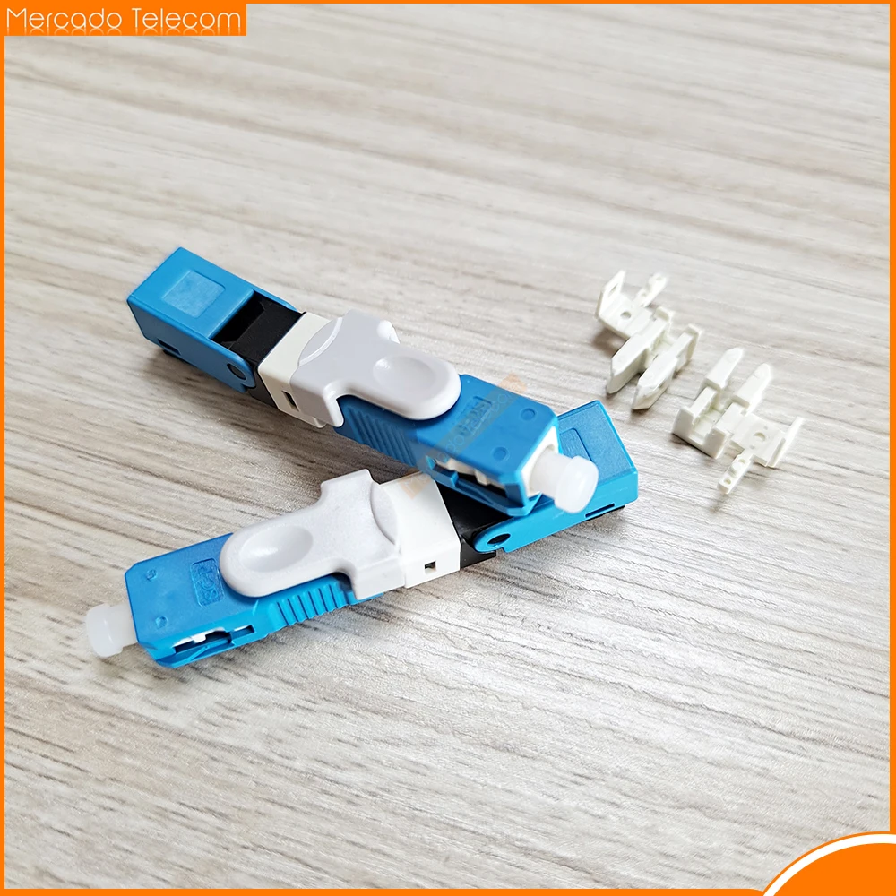 Wholesales FTTH ESC250D APC UPC Single-Mode Fiber Optic SC APC UPC Quick Fast Field Assembly Connector For Drop Cable