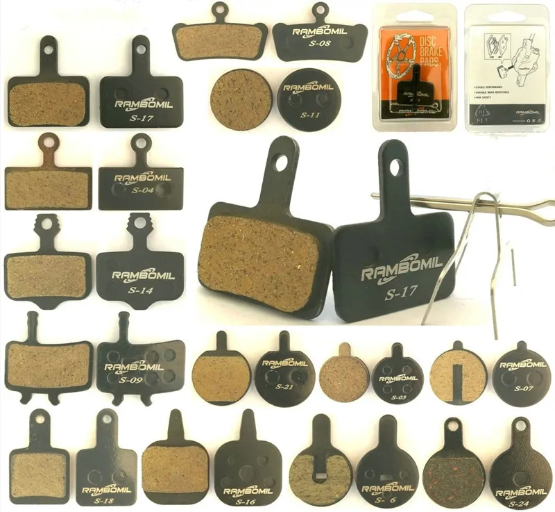 

Резиновые полуметаллические тормозные колодки для велосипеда, универсальные аксессуары для горных велосипедов, колодки для дисковых торм...