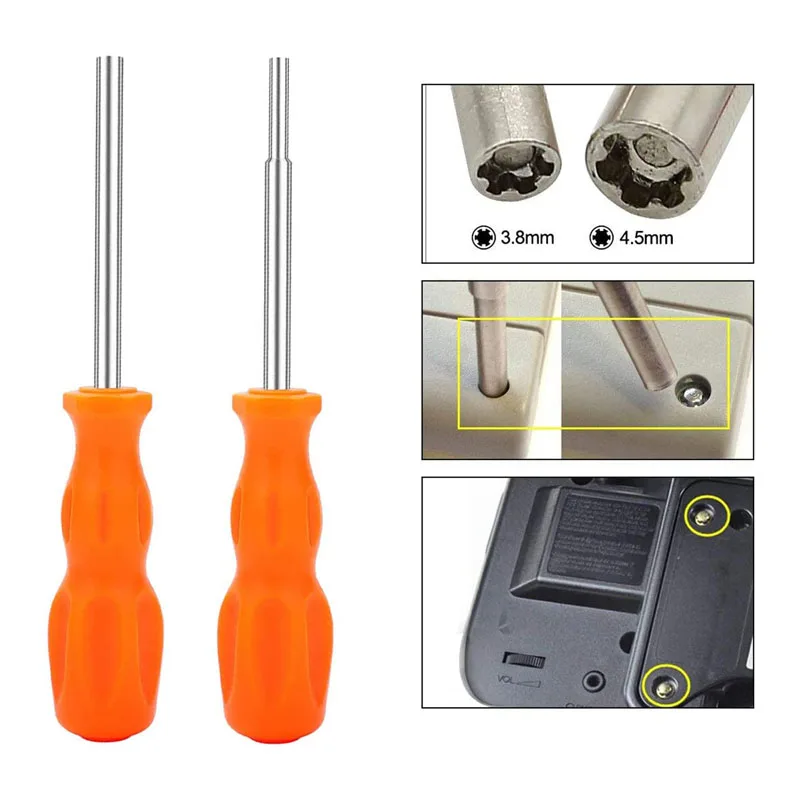 3.8mm + 4.5mm Screwdriver Tool Repair Gamebit For NES SNES N64 GameBoy SEGA And Color Cartridges