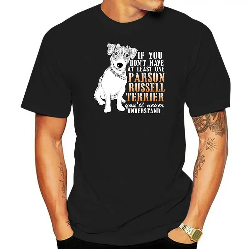 

T Shirt I Parson Russell Terrier T Shirt-Men's T-Shirt-Black Love My Dog