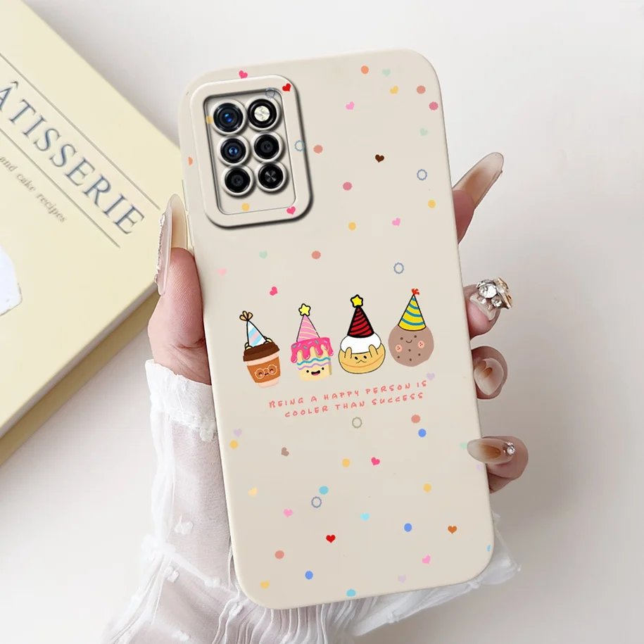 Противоударный чехол для Infinix Note 10 Pro NFC X695 X695C мягкий силиконовый с милой пандой и