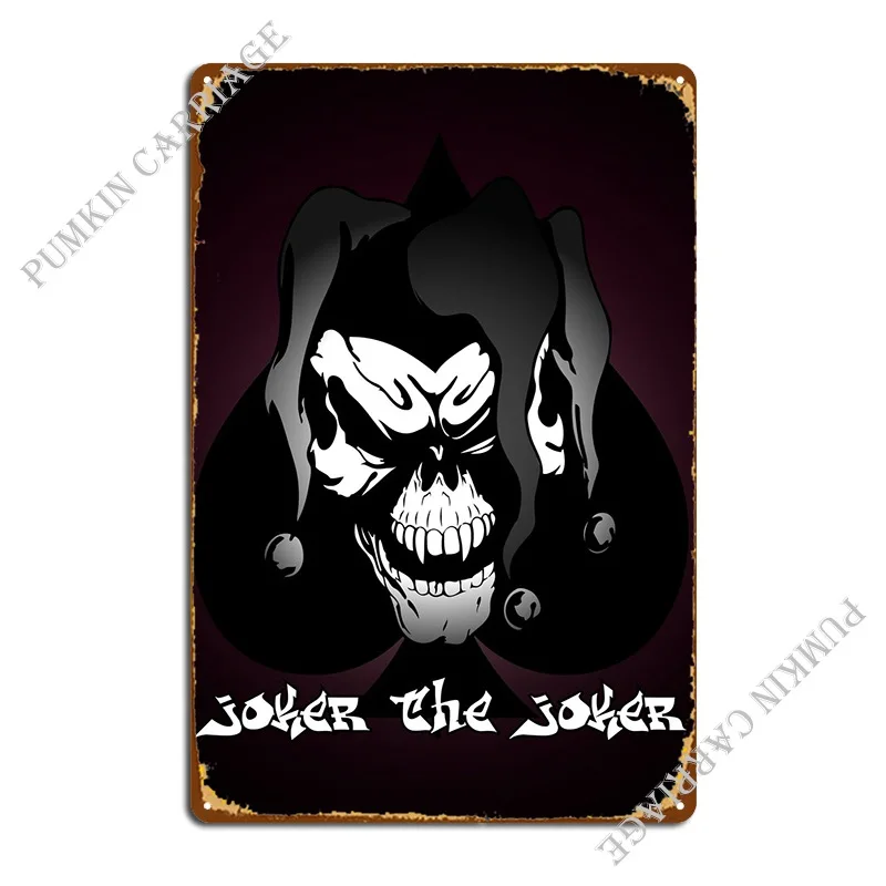 

Металлический плакат Joker, дизайн, украшение для гаража, Настенный декор, кинотеатр, жестяной плакат