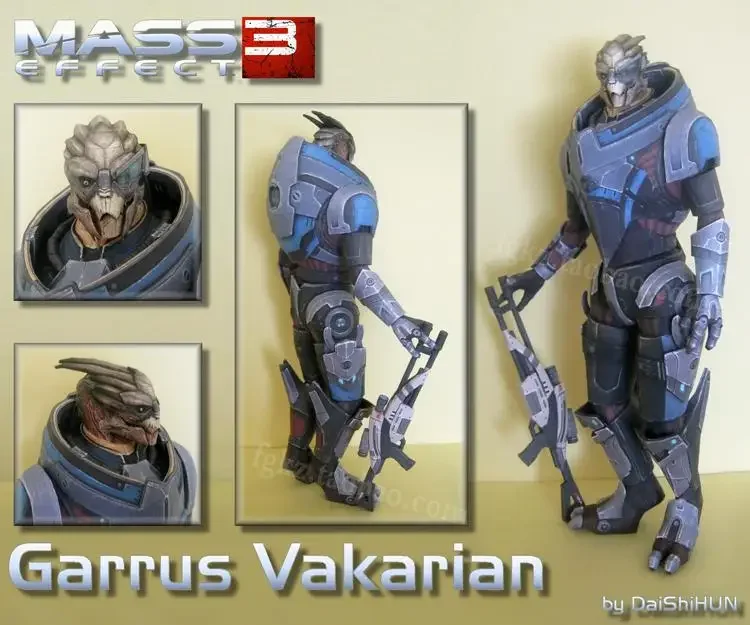 3D бумажная модель Mass Effect Garrus Vakarian 3D (art.: 3920d0ca4770c) - 3920d0ca4770c