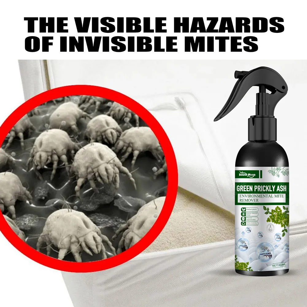 

Hot Dust Mite Killing Spray for Home Beds Indoor Clean Mite Exterminating Bedbug Killer Mite Removal Spray Pet Cleaner