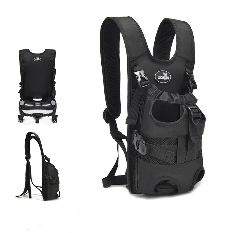 

Outdoor Puppy Backpack Front Pet Carries Mesh Legs-Out Cat Small Dog Carriers Backpack for Travel Hiking Camping Cycling
