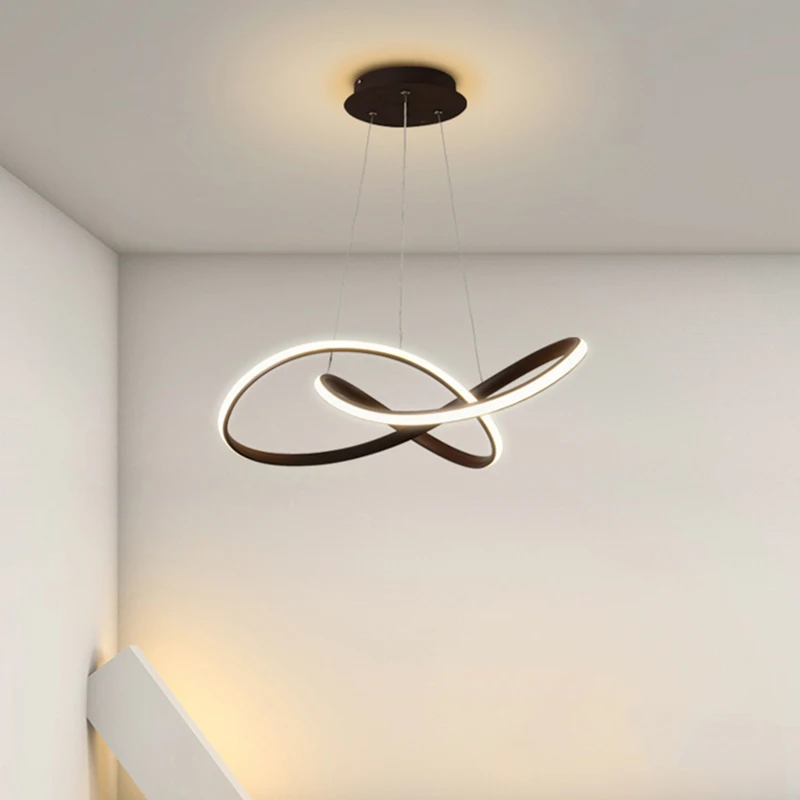 

Modern Metal Chandeliers Led Lamp Living Kitchen Design Chandeliers Luxurious Creative Corridor Aesthetic Room Industrial