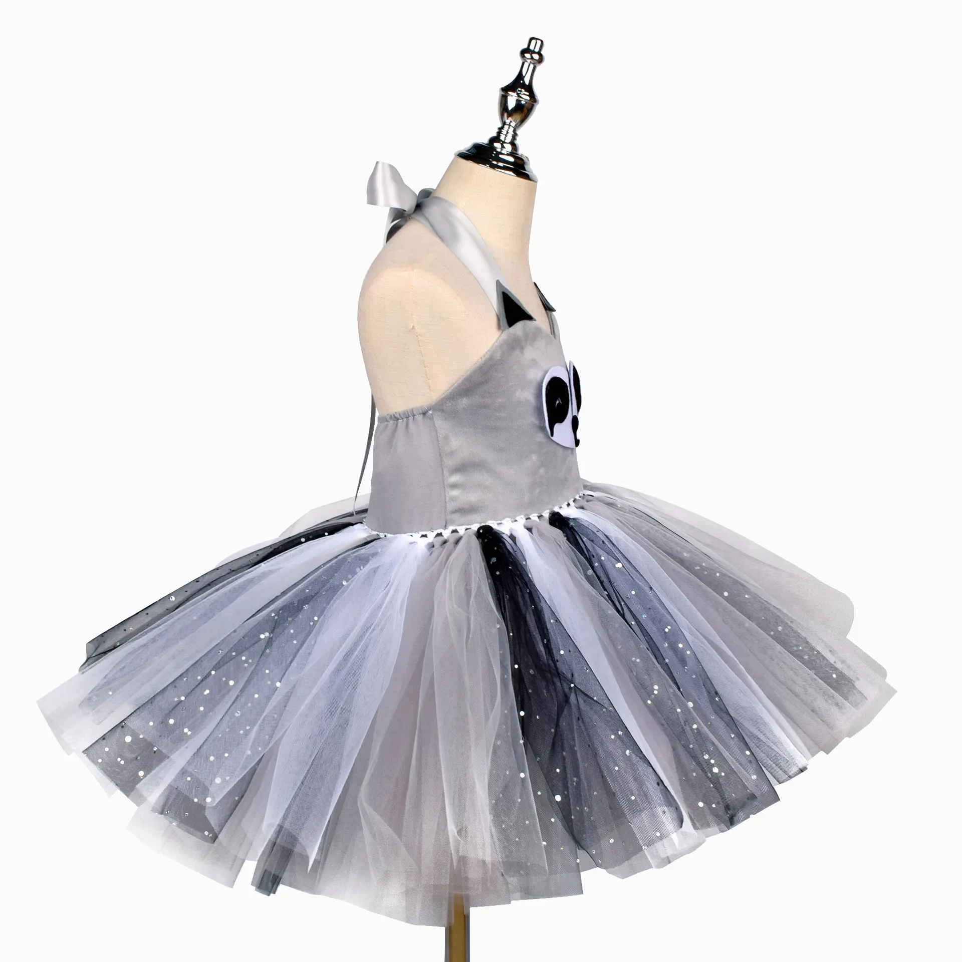 Фестиваль 2024 карнавальный костюм енота платье с животными для девочек