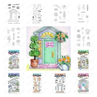 front porch easter party door farm house spring garden new metal cutting dies stamps scrapbook diary secoration embossing moulds