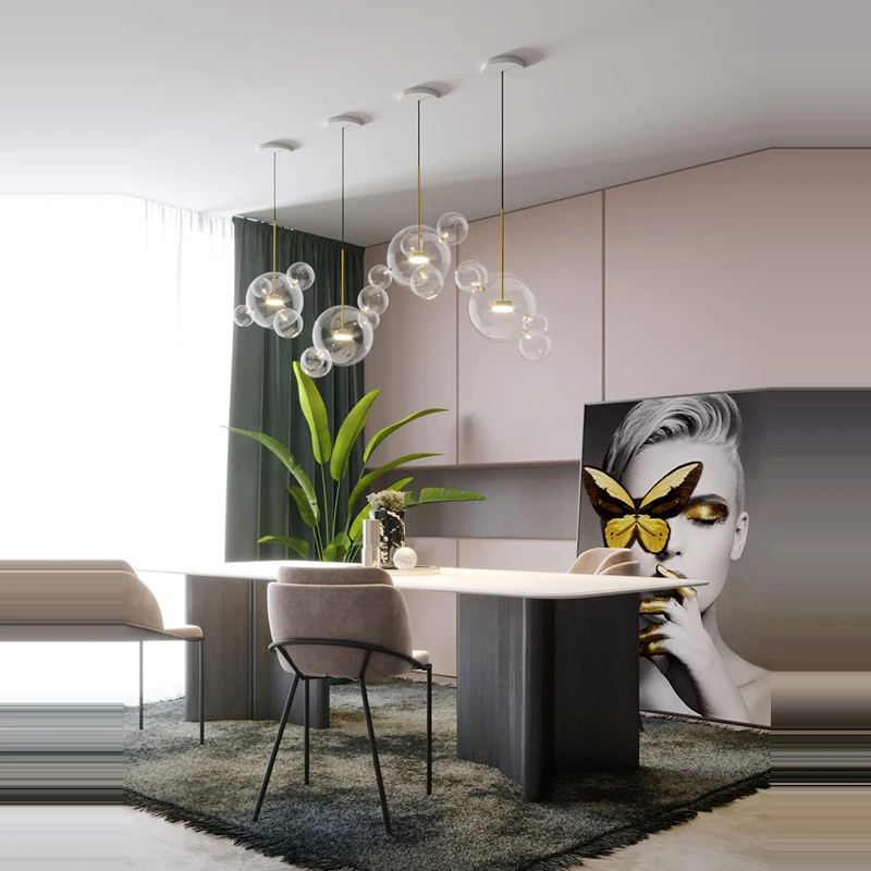 Создайте наш дом светодиодные постмодернистские забавные пузырьковые лампы