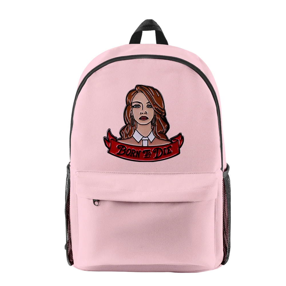 

Kawaii Lana Del Rey 3D Printed Student School Bags Youthful Notebook Backpacks Oxford Waterproof Boys/Girls Trendy Travel Bags