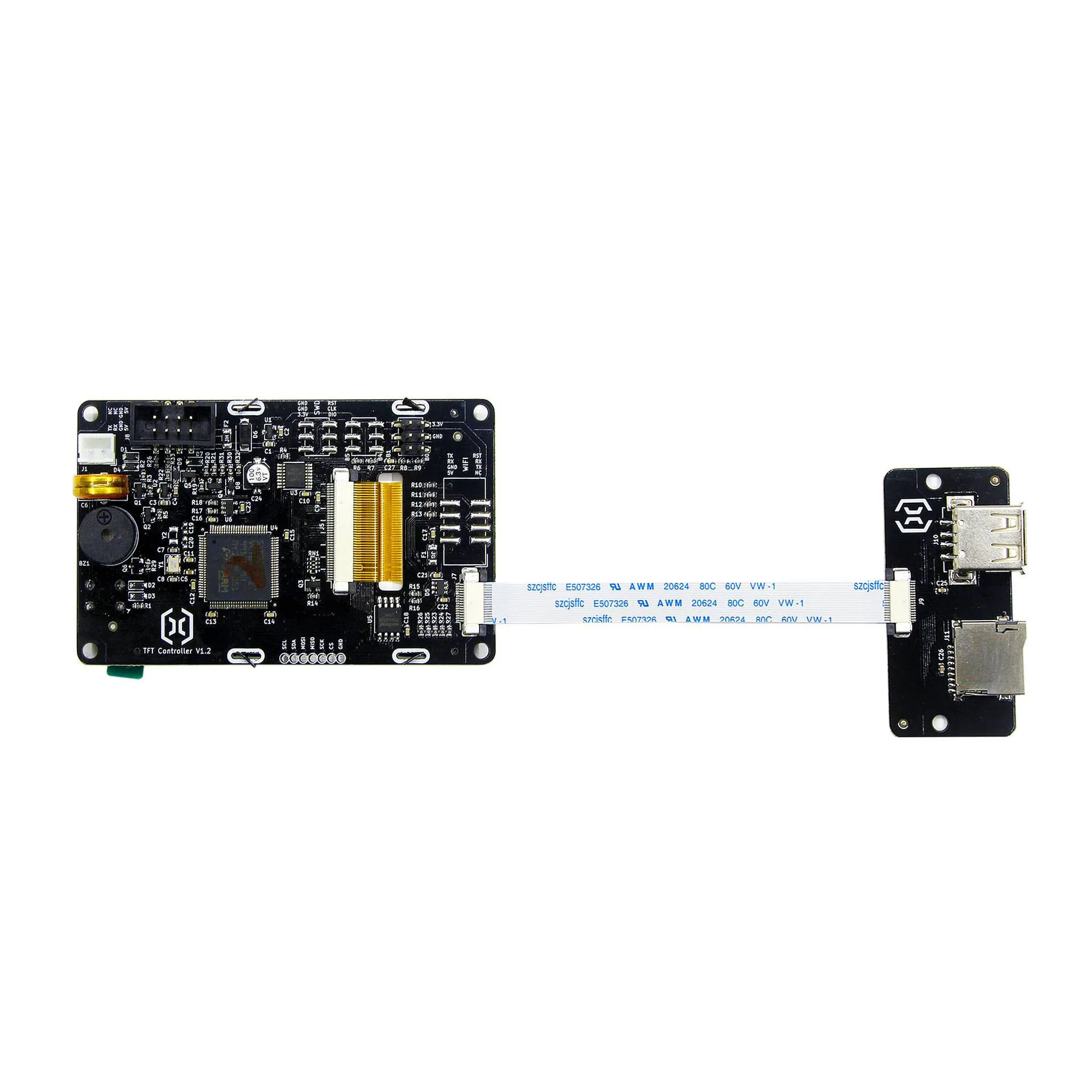 

3D Printer X2 And Genius Pro LCD Screen And TFT Board Components