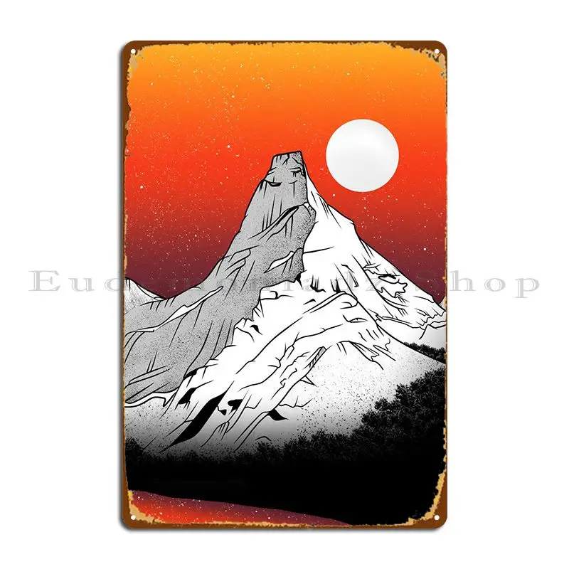 

Stetind норвежский металлический знак Настенный декор для гостиной персонализированный гостиная жестяной знак постер