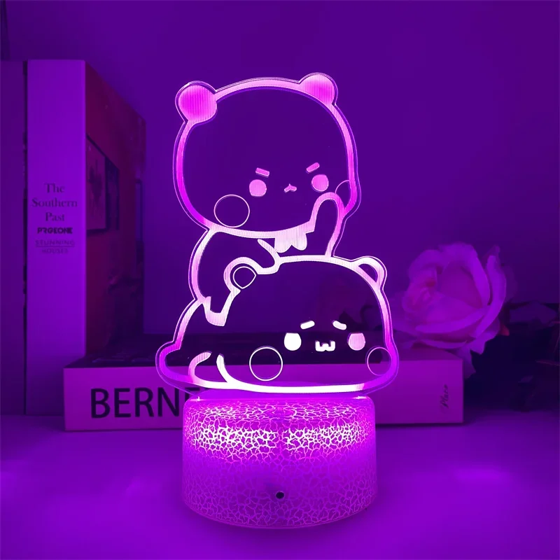 Новинка Хэллоуин Bubu Dudu панда медведь фигурки игрушки светодиодная лампа