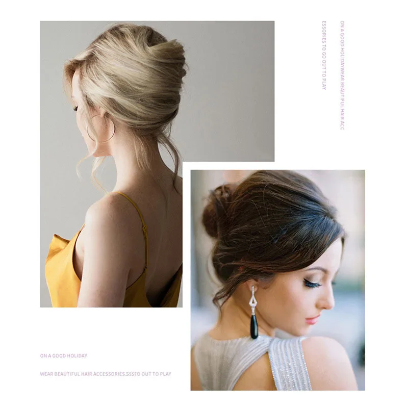 Корейская прическа с заколкой простого стиля для женщин-модников, инструмент для укладки волос, плетения и завивки, вилка для завивки волос, украшение для крепления волос.