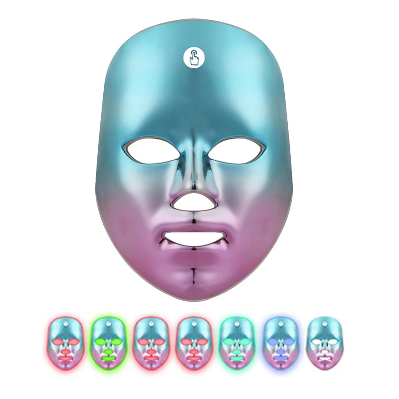 

Newly Led PDT Photon Red Light Therapy Face Mask 7 Colors Facial Skin Care Beauty Health Spa Anti Aging Acne Treatment Device