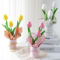 4pcs mini flower box portable wedding favors bouquet packaging box hug bucket for birthday valentines day party gifts decor vase