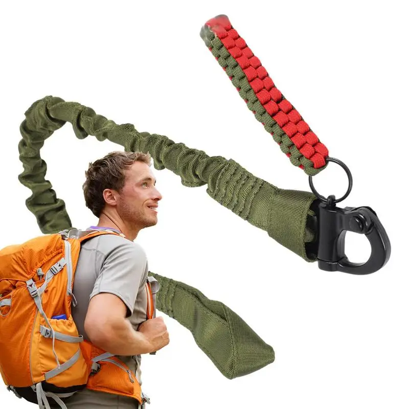 

Веревка для альпинизма для взрослых, плетеная нейлоновая уличная веревка с металлической пряжкой, гибкая Антикоррозийная веревка для альпинизма для кемпинга и лодок