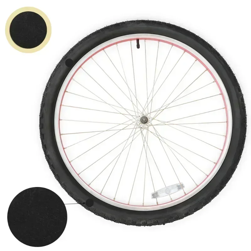 Пластырь для велосипедных шин 20-40 шт. инструмент быстрого ремонта без клея черные