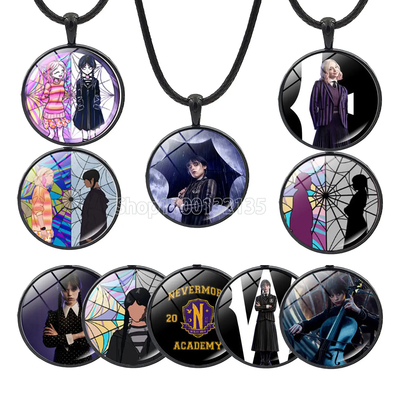 Женское ожерелье с подвеской средней длины, в готическом стиле