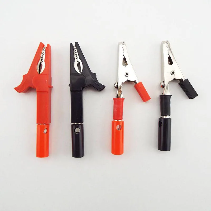 4 мм заглушка для баннера и зажим крокодил зонд электрический тестовый провод