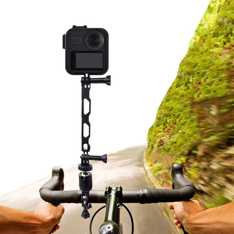 

Aluminum Alloy Extension Arm Metal Pole Mount Helmet Stick For Gopro 10/9/MAX/8/7/6/5,Insta360 One R Insta 360 X/X2 Accessories