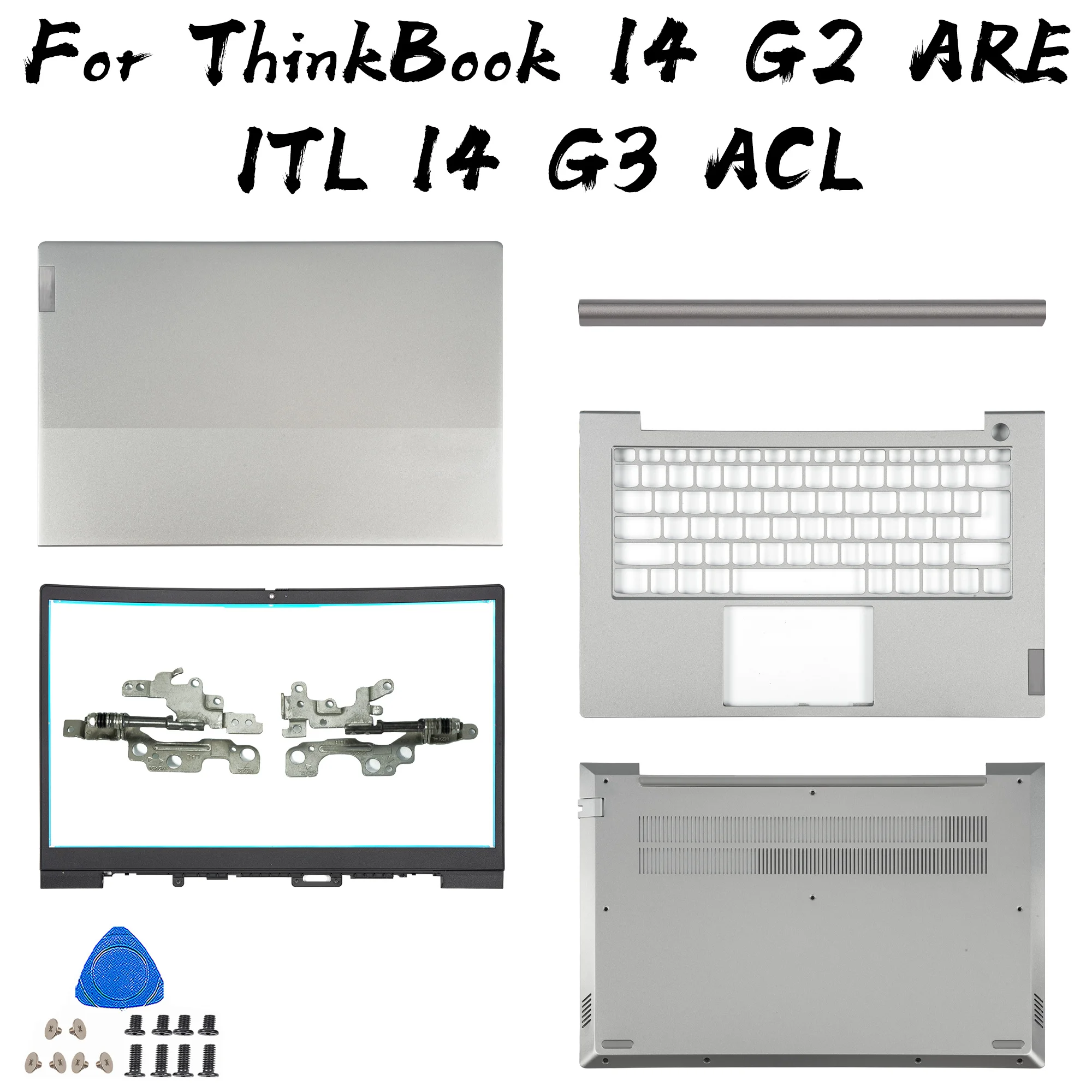 Запчасти для Lenovo ThinkBook 14 G2 ARE/ITL G3 14G4 IAP ACL задняя крышка ЖК-дисплея передняя панель