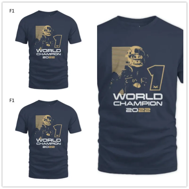 

F1 racing team male championship formula a casual running dress fashion outdoor sports t-shirt big sports men short sleeve