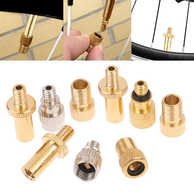 

3Pcs Bike Bicycle Presta To Schrader Valve Adapters+ Presta Valve Extension Pump Tools For Mountain Road Bike Valve Adaptor
