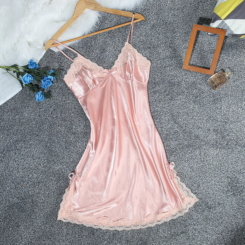 

Новинка, нижнее белье, женская ночная рубашка, сексуальная женская ночная рубашка с открытыми плечами, пеньюар, женская ночная сорочка