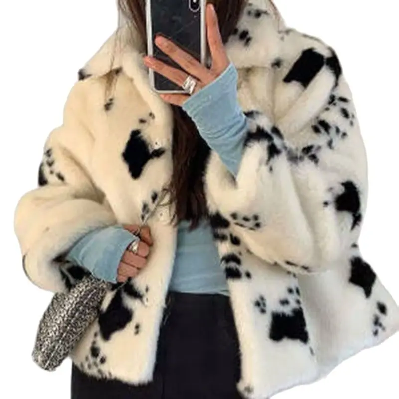 Женская короткая куртка с квадратным вырезом черная или белая Свободная из