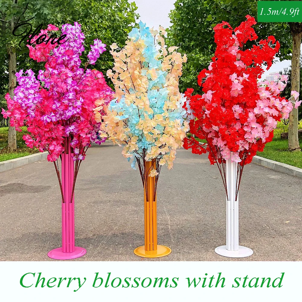 

Flone свадебная АРКА Свадьба искусственные цветы для украшения искусственные ветки вишни цветок фон стенд дорога свинцовый Декор