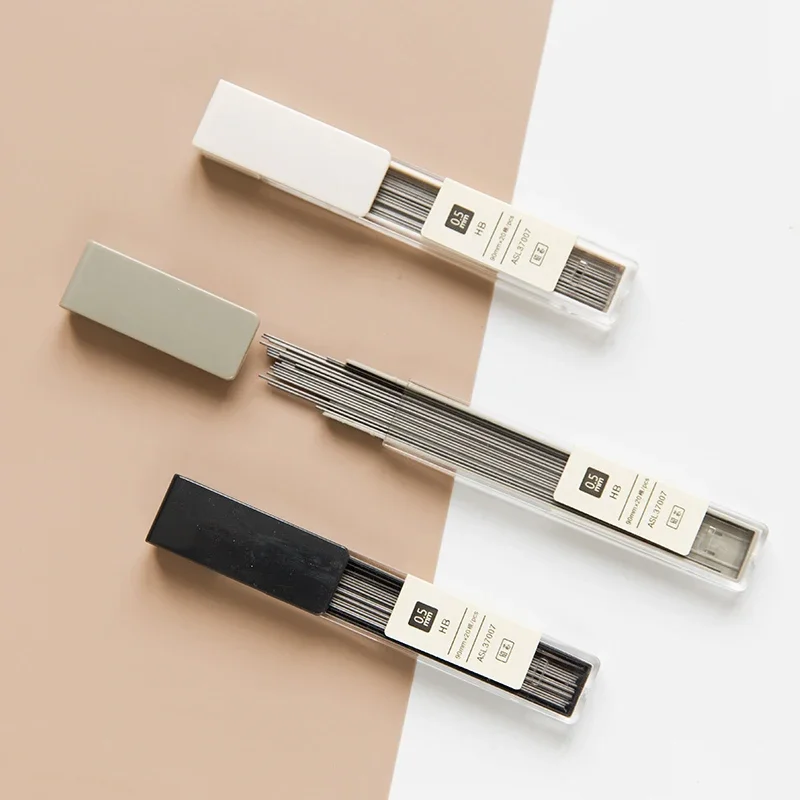 

1 шт., простой механический стержень для карандашей, 0,5 мм, стержень для карандашей HB, автоматический стержень для карандашей, сменный стержень для офиса, школы, канцелярские принадлежности