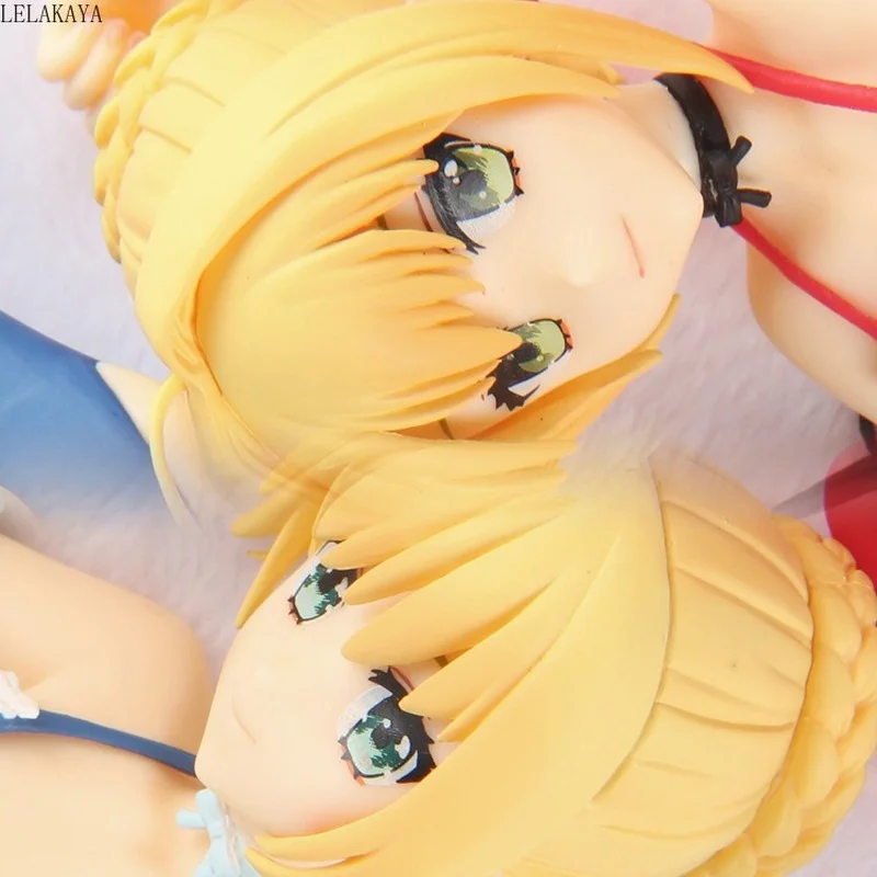 

2pcs/set S Fate Extra Anime Action Figure Nero Saber Pajamas Ver Model Lying 1/7 Scale Painted Underwear Decoration Doll 16cm