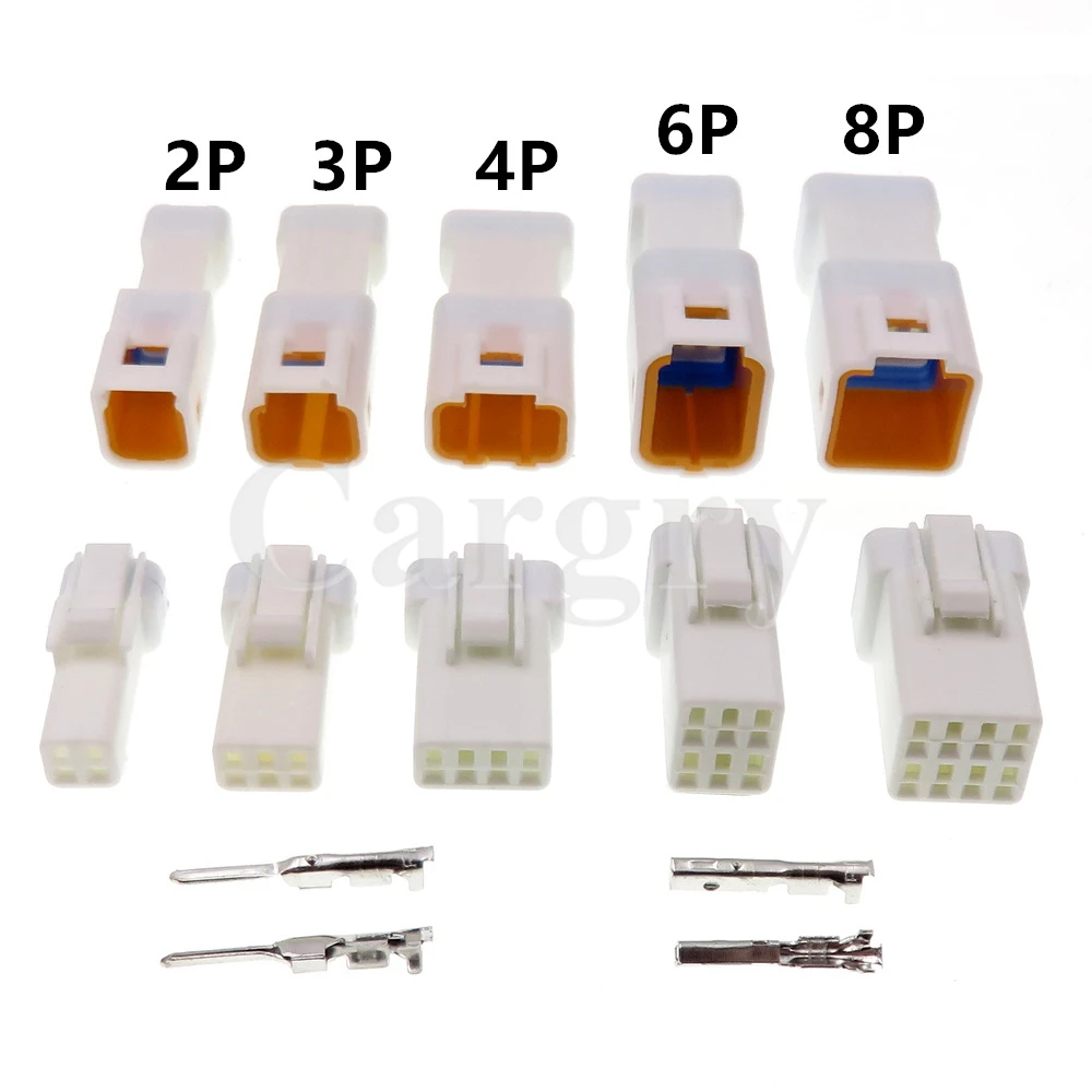 1 комплект 2/3/4/6/8P JST02R-JWPF-VSLE, автомобильные водонепроницаемые разъемы серии JST, стыковочные розетки для мужчин и женщин, стыковые розетки