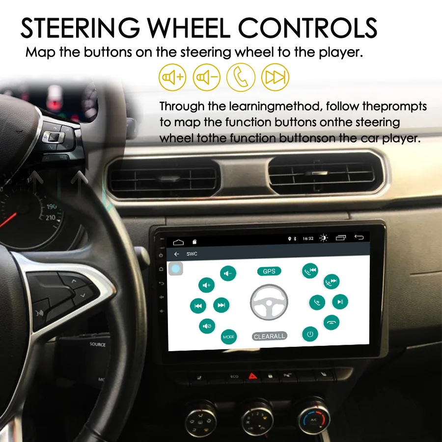 Автомагнитола на Android 13 стерео аудио плеер мультимедийный GPS для Renault Duster HM 2 II 2020