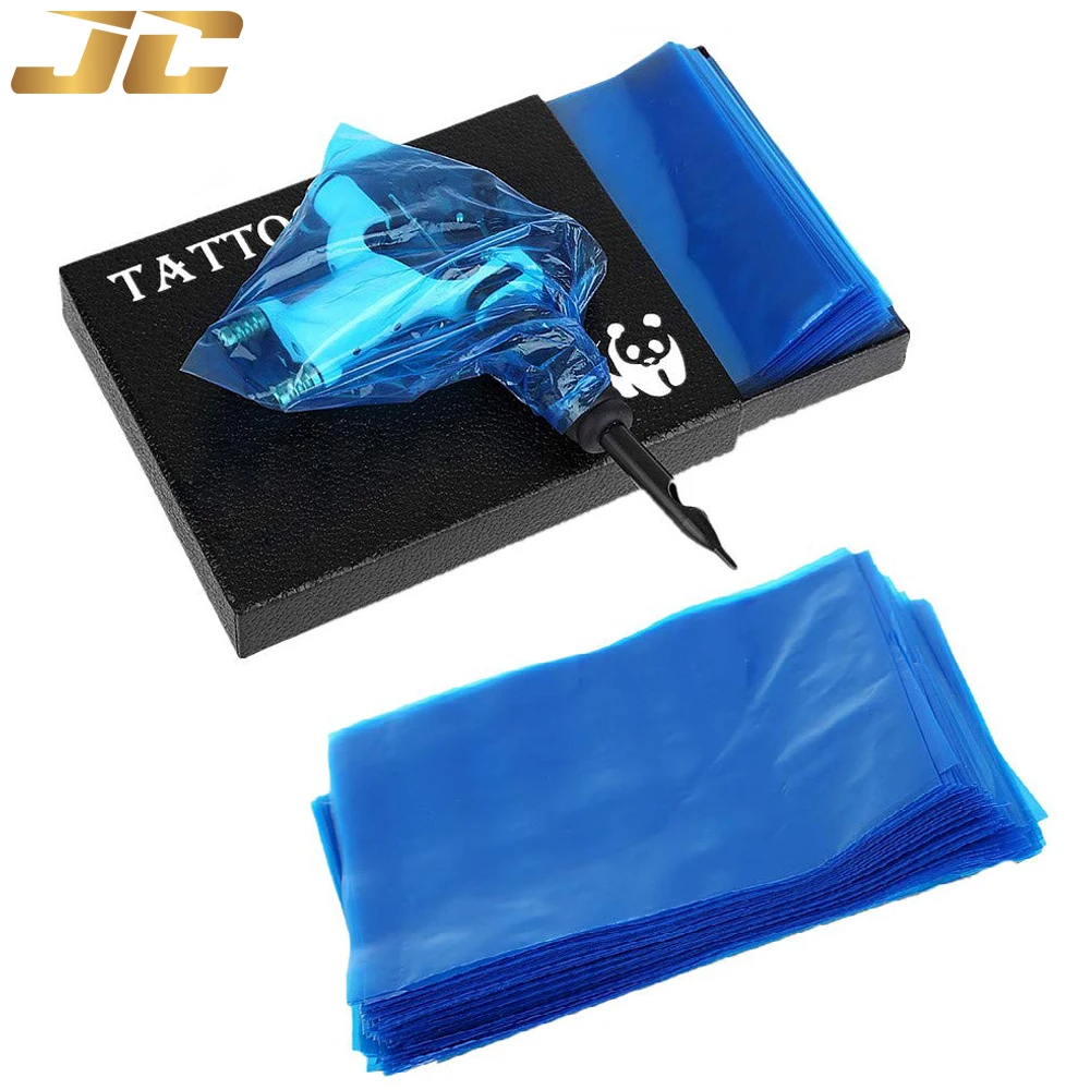200 шт. одноразовые пластиковые пакеты для тату-машинки |