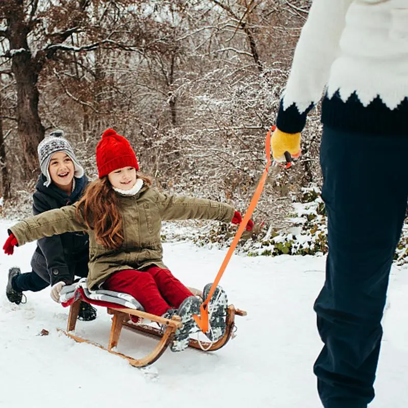 Ремень для перетаскивания оленя ремень буксировки с нескользящей ручкой